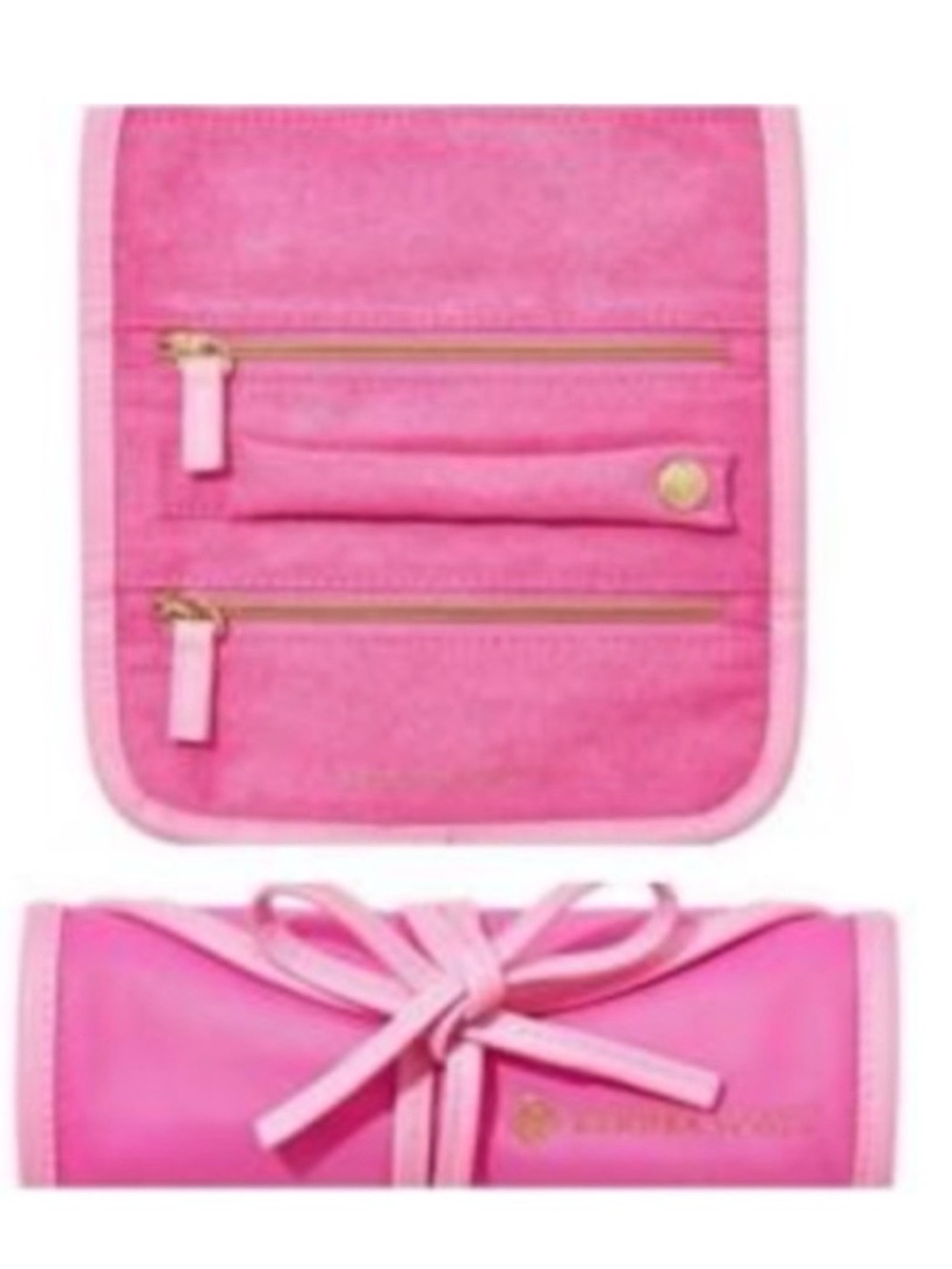 Kendra Scott Pink Roll-Up Jewelry Organizer for Travel NWT